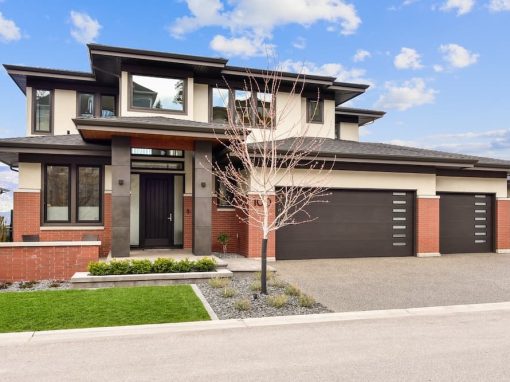 Red Sky front of house red brick