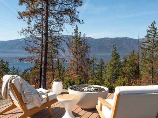 Beacon Hill Drive back deck with firepit