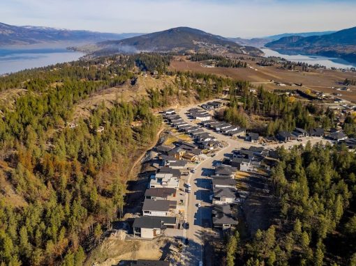 Beacon Hill Drive aerial view of house
