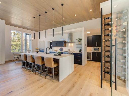 Beacon Hill Drive kitchen and wine cellar
