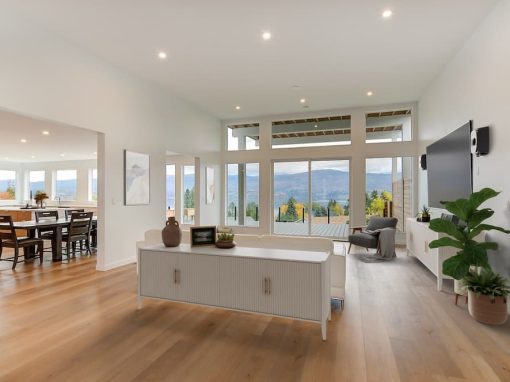 Aubrey a after staging the living room