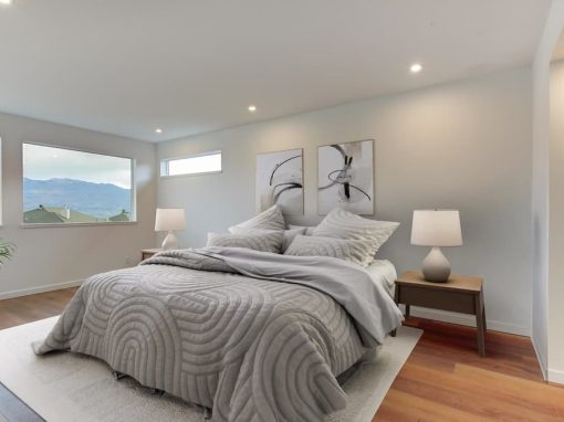 Aubrey a bedroom after staging