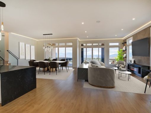 Clarence b living room after staging