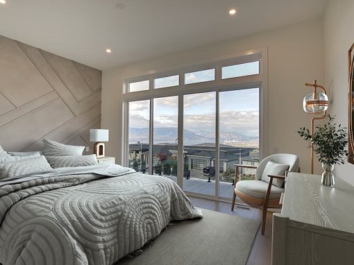 Clarence b bedroom after staging