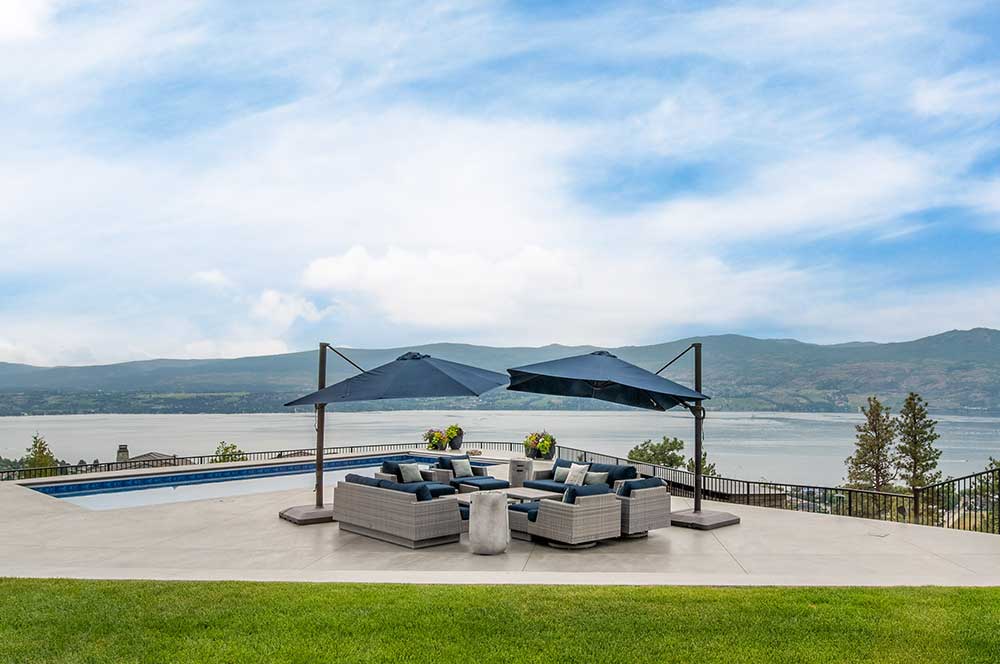 Stunning outdoor seating photos like this will help you increase your rental business