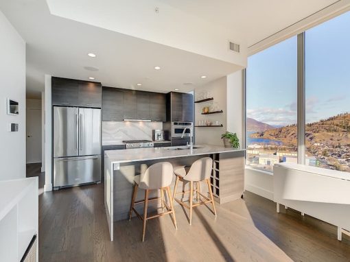 Sunset Drive Kitchen looking at Knox Mtn