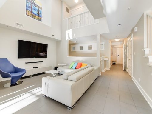 Truswell Road white lofted living room