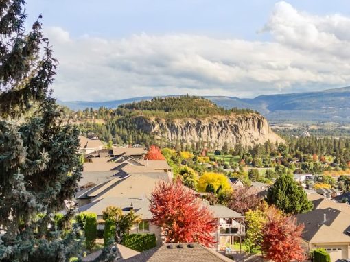 Alameda looking at Kelowna Golf Course and Dilworth Bluffs