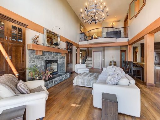 Anderson Road wood frame living room