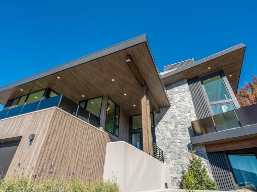 Beacon Hill looking up at roof