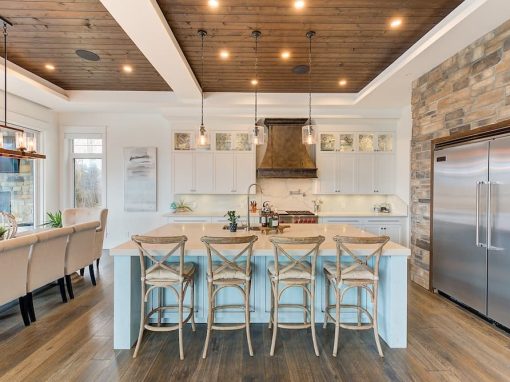 Balldock Main House island chairs