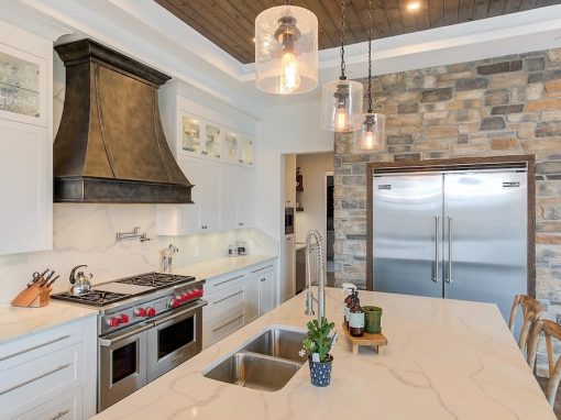 Balldock Main House staged kitchen