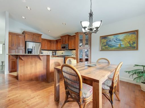 Camelback kitchen and dining area