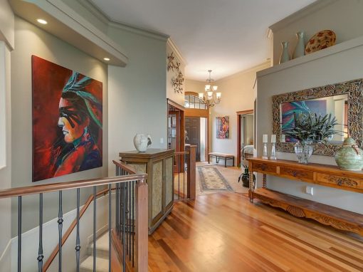 Capistrano front entrance cherry floors