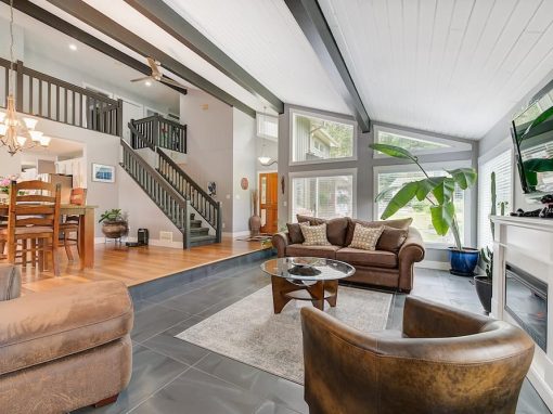 Cascade sunken living room