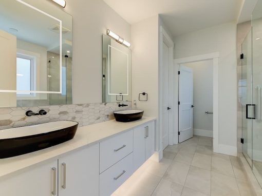 Lakecrest white bathroom