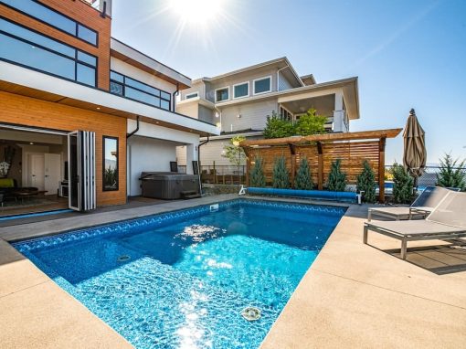 Lakecrest backyard and pool