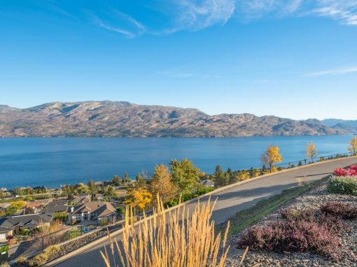 Trepanier Looking from West Kelowna across lake