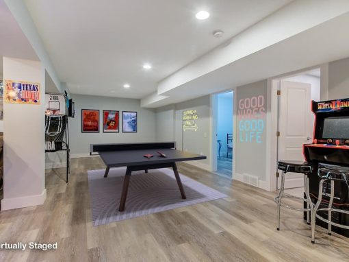 Warbler a staged basement